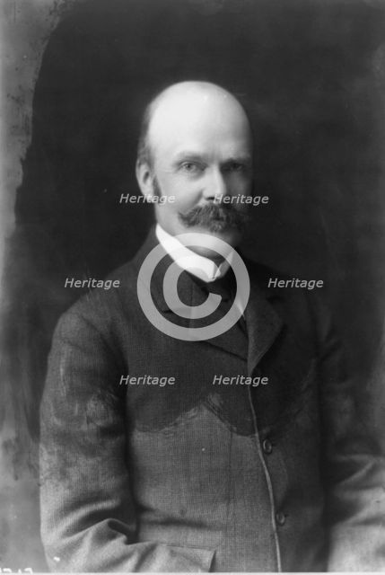 Joseph Coerten Hornblower, half-length portrait, facing right, between 1890 and 1908. Creator: Frances Benjamin Johnston.