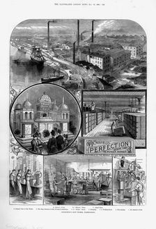Joseph Crosfield & Son's soap factory at Bank Quarry, Warrington, Cheshire, 1886. Creator: Unknown