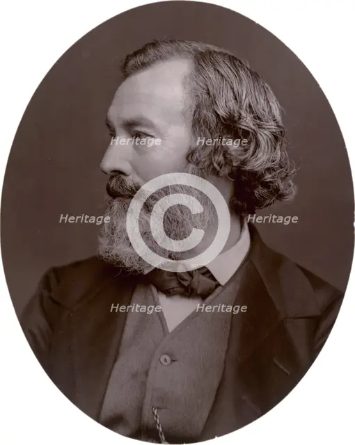 Joseph Durham, sculptor, 1878. Creator: Lock & Whitfield.
