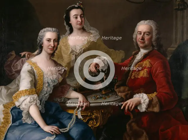 Joseph de France and his Family, c1740s. Creator: Martin van Meytens.