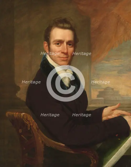 Joseph Delaplaine, January 1819. Creator: John Wesley Jarvis.