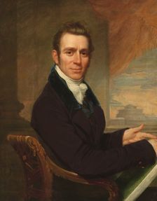 Joseph Delaplaine, January 1819. Creator: John Wesley Jarvis
