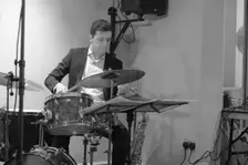 Joseph Dessauer, Davison-Hemstock Quintet, Spike’s Place, Beckenham, Kent, 2024. Creator: Brian O'Connor