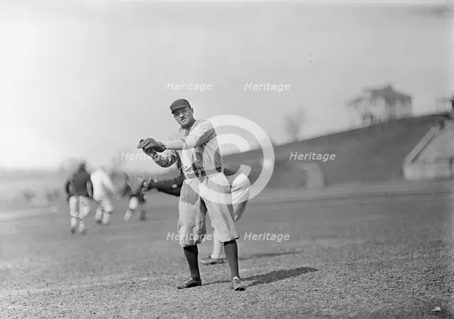 Joseph Francis Connolly, Washington Al, at University of Virginia, Charlottesville (Baseball), c1913 Creator: Harris & Ewing.