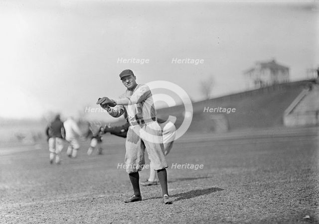 Joseph Francis Connolly, Washington Al, at University of Virginia, Charlottesville (Baseball), c1913 Creator: Harris & Ewing.
