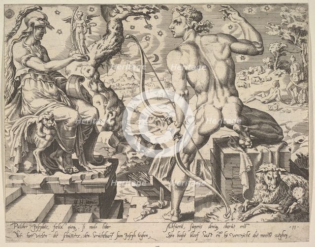 Joseph, from the series The Twelve Patriarchs, 1550. Creator: Dirck Volkertsen Coornhert.