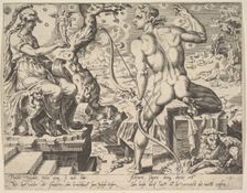 Joseph, from the series The Twelve Patriarchs, 1550. Creator: Dirck Volkertsen Coornhert