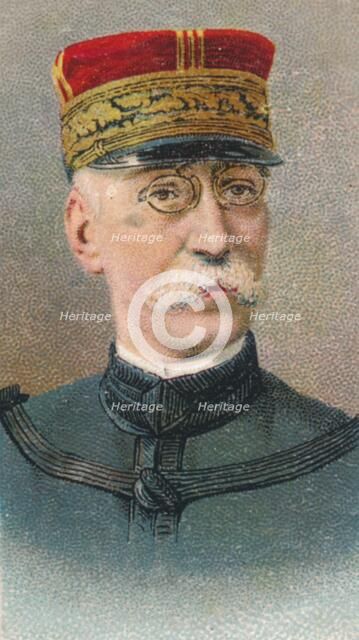 Joseph Gallieni (1849-1916), French First World War general, 1917. Artist: Unknown
