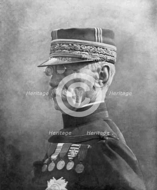 Joseph Gallieni, French First World War general, 2 September 1914. Artist: Unknown