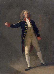 Joseph George Holman as Chamont in Thomas Otway's The Orphan c1785. Artist: Samuel de Wilde