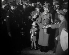 Joseph Goebbels Collecting for Charity, 1930s. Creator: British Pathe Ltd