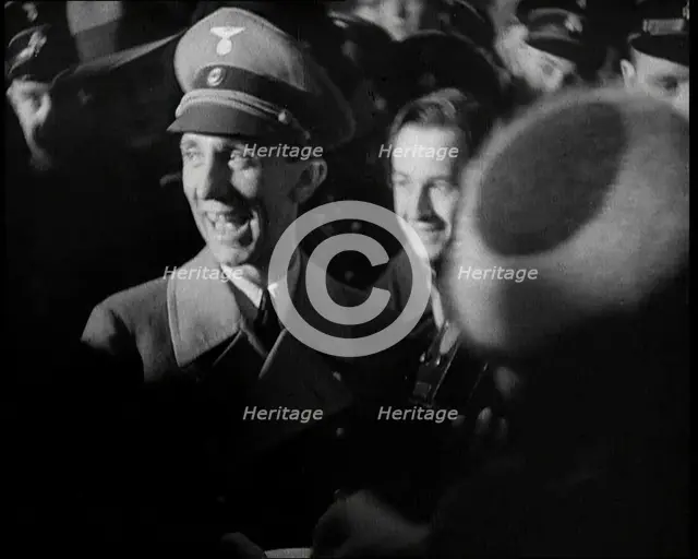 Joseph Goebbels Collecting for Charity, 1930s. Creator: British Pathe Ltd.