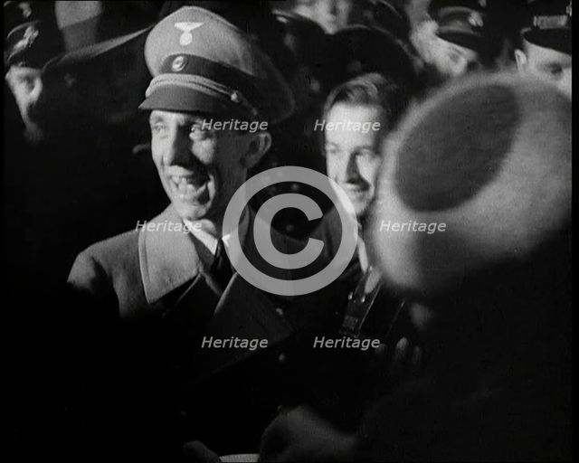 Joseph Goebbels Collecting for Charity, 1930s. Creator: British Pathe Ltd.