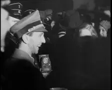 Joseph Goebbels Collecting for Charity, 1930s. Creator: British Pathe Ltd