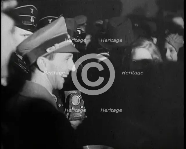 Joseph Goebbels Collecting for Charity, 1930s. Creator: British Pathe Ltd.