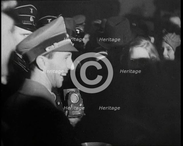Joseph Goebbels Collecting for Charity, 1930s. Creator: British Pathe Ltd.