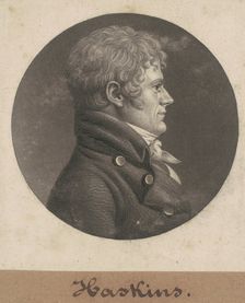 Joseph Haskins, 1803. Creator: Charles Balthazar Julien Févret de Saint-Mémin