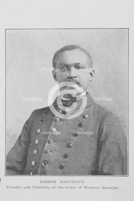 Joseph Hatchett; Founder and Chieftain of the Order of Western Beauties, 1907. Creator: Unknown.
