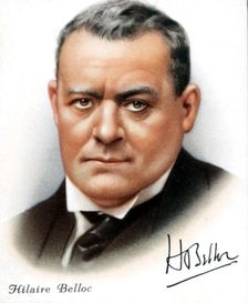 (Joseph) Hilaire Belloc (1870-1953), French-born British poet, writer and polemicist, 1927