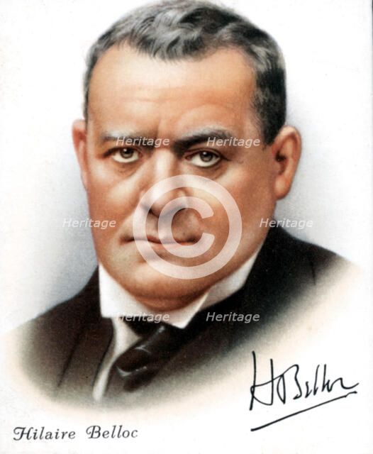 (Joseph) Hilaire Belloc (1870-1953), French-born British poet, writer and polemicist, 1927. Artist: Unknown