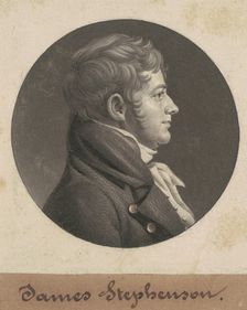 Joseph Hopper Nicholson, c. 1806. Creator: Charles Balthazar Julien Févret de Saint-Mémin