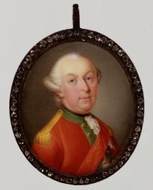 Joseph II (1741-1790), Emperor of Austria, ca. 1780. Creator: Adam Ludwig d'Argent