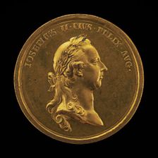 Joseph II, 1741-1790, Holy Roman Emperor 1765 [obverse], 1773. Creator: Johann Martin Krafft