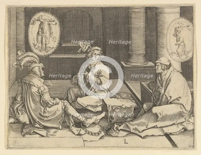 Joseph in Prison (copy), 17th century. Creator: Unknown.