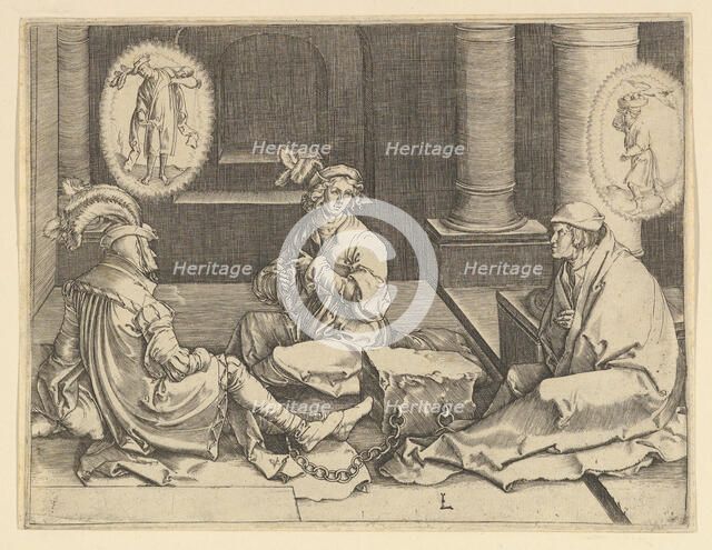 Joseph in Prison (copy), 17th century. Creator: Unknown.