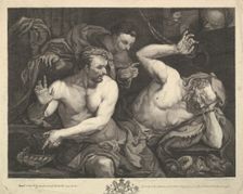 Joseph Interpreting the Dreams of Pharoah's Butler and Baker, 1766. Creator: Alexander Bannerman