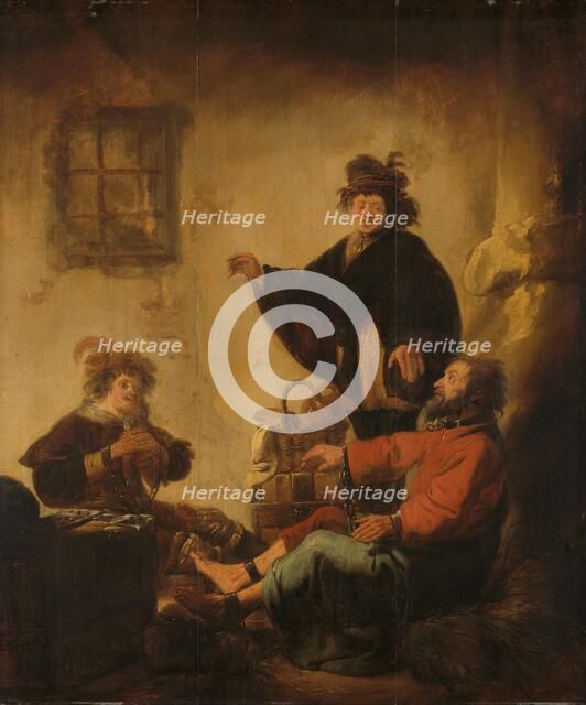 Joseph Interpreting the Dreams of the Baker and the Butler (Genesis 40:1-19), c.1632-c.1640. Creator: Benjamin Gerritz Cuyp.