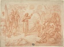 Joseph Interpreting His Dream to His Brothers, n.d. Creator: School of Carlo Maratti Italian, 1625-1713
