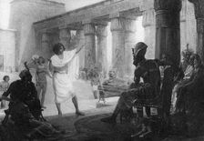 Joseph Interpreting Pharaoh's Dream early 20th century.Artist: Margaret Dovaston