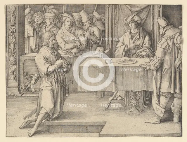 Joseph Interpreting Pharoah's Dreams, 1512. Creator: Lucas van Leyden.