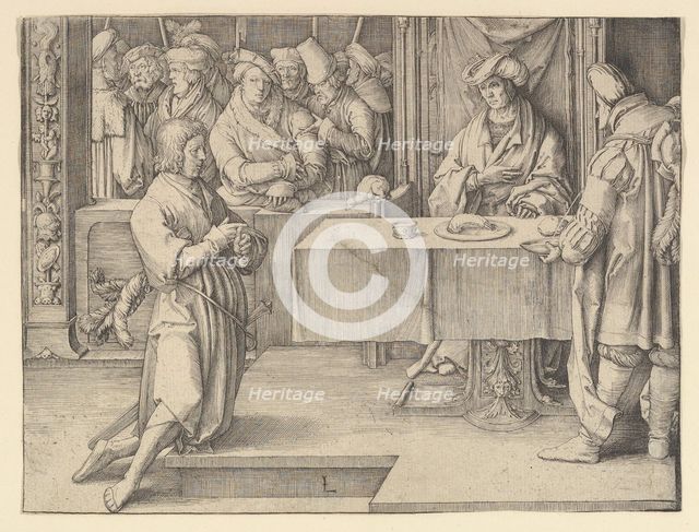 Joseph Interpreting Pharoah's Dreams, 1512. Creator: Lucas van Leyden.