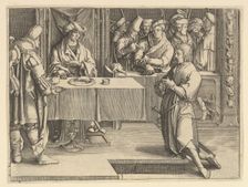 Joseph Interpreting Pharoah's Dreams (copy), 1640-70. Creator: Unknown