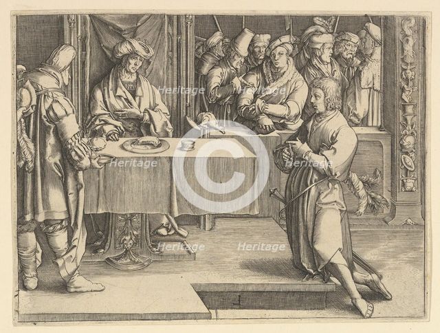 Joseph Interpreting Pharoah's Dreams (copy), 1640-70. Creator: Unknown.