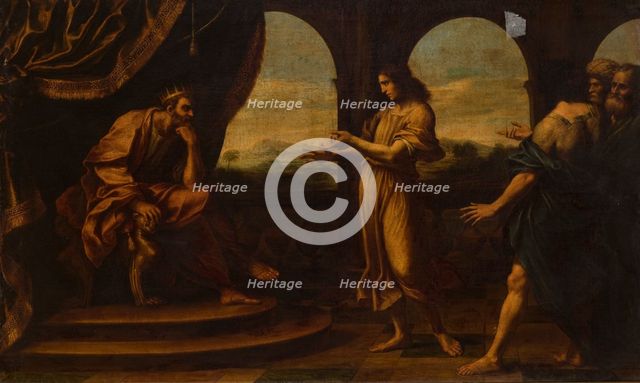 Joseph Interprets Pharaoh's Dreams, 1st half of 19th century. Creator: Unknown.