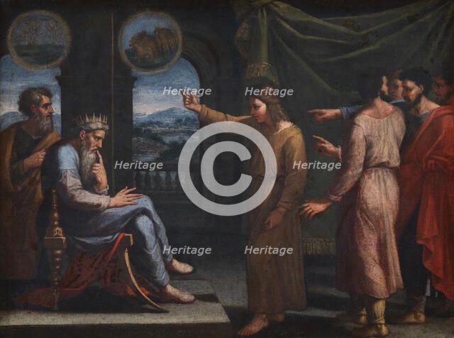 Joseph Interprets Pharaoh's Dream, 1609-1665. Creator: Nicolas Poussin.