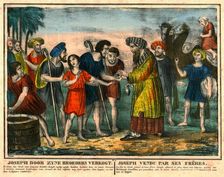 Joseph is sold by his brothers. Creator: Unknown