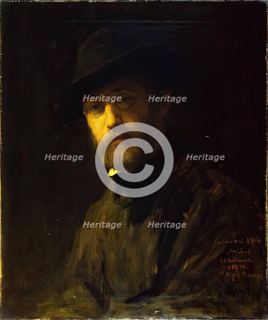 Joseph Israels-Painted Jointly with Israels, G.P. Chalmers & Hugh Cameron, 1870. Creators: Jozef Israels, George Reid, Hugh Cameron, George Paul Chalmers.