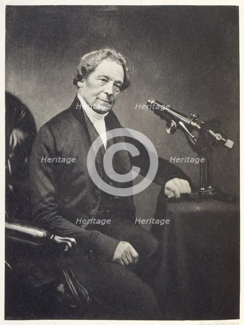 Joseph Jackson Lister, English wine merchant and amateur microscopist, 1830s. Creator: Maull & Co.