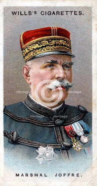Joseph Jacques Cesaire Joffre, French soldier, 1917. Artist: Unknown