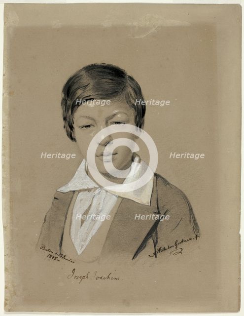 Joseph Joachim, 1845. Creator: Wilhelm Girtner.