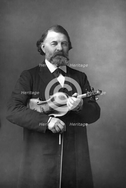 Joseph Joachim (1831-1907), Hungarian violinist, conductor and composer, 1890.Artist: W&D Downey