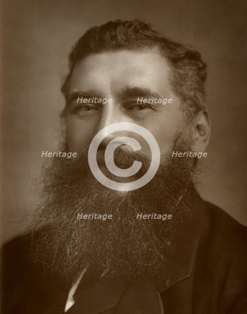 Joseph Knight, British writer and drama critic, 1884. Artist: Charles A Long