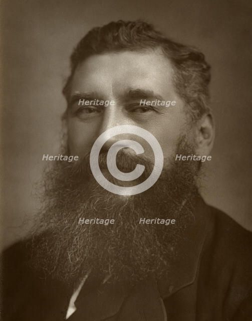 Joseph Knight, British writer and drama critic, 1884. Artist: Charles A Long