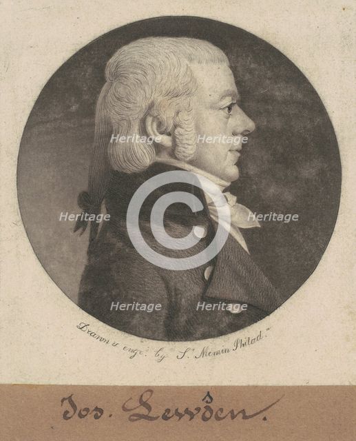 Joseph Lewden, 1802. Creator: Charles Balthazar Julien Févret de Saint-Mémin.