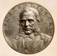 Joseph Lister, 1st Baron Lister, 1800-1899. Creator: JB Wendt