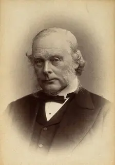 Joseph Lister, Baron Lister. Creator: Elliott & Fry